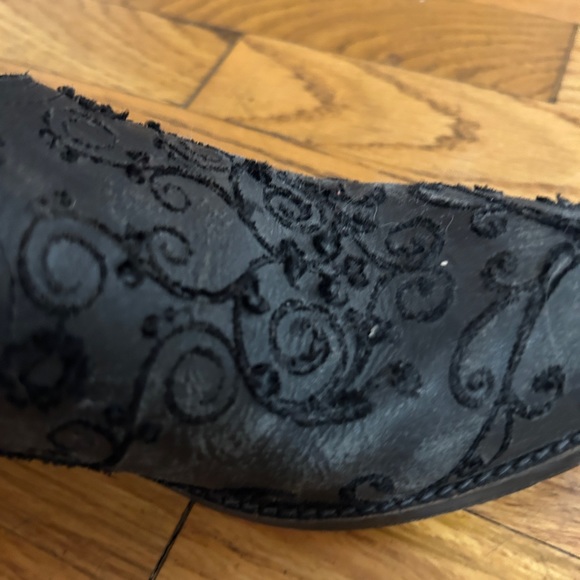 Free People x farylrobin embroidered black booties - Picture 5 of 10